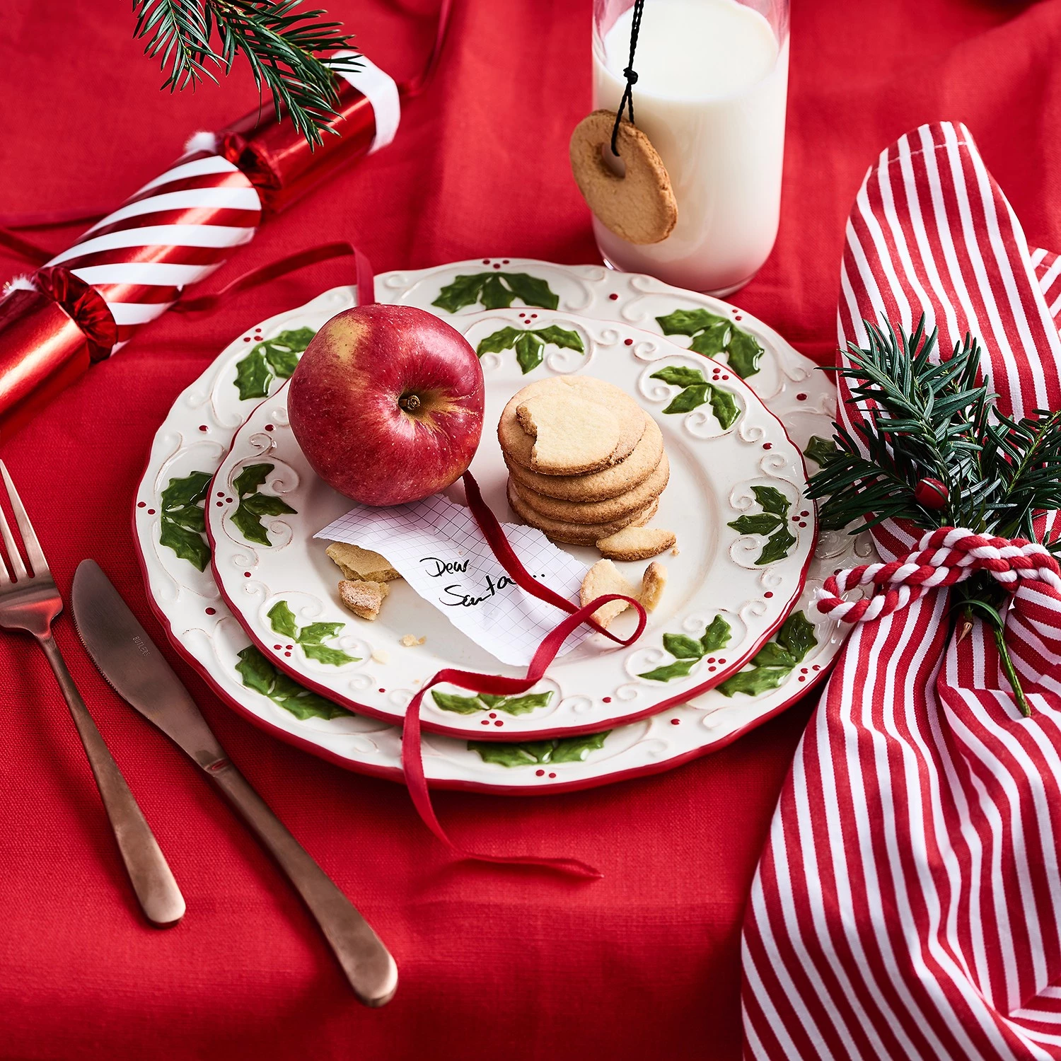 Butlers Déco de Noël X-MAS Candy (lot de 6) - Papier / Polyester - Rouge / Blanc 2 Butlers Déco de Noël X-MAS Candy (lot de 6) - Papier / Polyester - Rouge / Blanc – Image 2