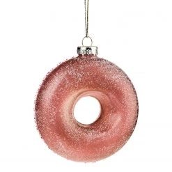 Butlers Décoration de Noël HANG ON Donut WEB - Verre - Rose -Pas Cher Décoration Magasin 1000365452 220728 030 DETAILS P000000001000365452