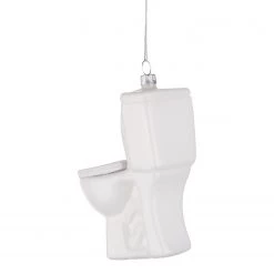 Butlers Décoration de Noël HANG ON WC - Verre transparent - Blanc -Pas Cher Décoration Magasin 1000365456 220728 040 DETAILS P000000001000365456