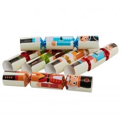 Butlers Déco de Noël X-MAS Casse-noix (lot de 6) - Papier / Polyester - Multicolore