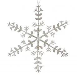 Butlers Décoration de Noël HANG ON Étoile perles - Verre transparent / Fer - Argenté