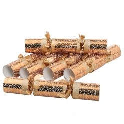 Butlers Déco de Noël X-MAS 5th Avenue (lot de 6) - Papier / Polyester - Doré