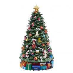 Butlers Boîte à musique X-Mas XL sapin de Noël - Aluminium / Polyester - Vert -Pas Cher Décoration Magasin 1000365511 220728 040 DETAILS P000000001000365511