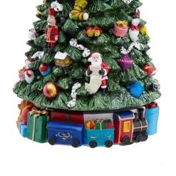 Butlers Boîte à musique X-Mas XL sapin de Noël - Aluminium / Polyester - Vert -Pas Cher Décoration Magasin 1000365511 220728 080 DETAILS P000000001000365511