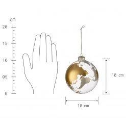 Butlers Boule de Noël HANG ON Globe WEB - Verre - Transparent -Pas Cher Décoration Magasin 1000365541 220728 500 SKETCH DETAILS P000000001000365541 sketch