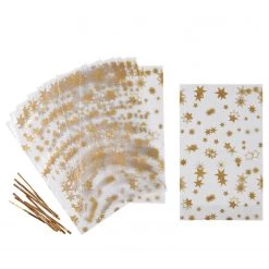 Butlers Sacs à biscuits SURPRISE Étoiles - Polypropylène - Transparent