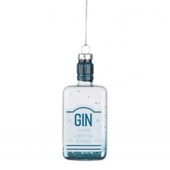 Butlers Décoration de Noël HANG ON Gin - Verre transparent - Bleu -Pas Cher Décoration Magasin 1000365557 220728 030 DETAILS P000000001000365557