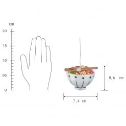 Butlers Décoration de Noël HANG ON Poke Bowl - Verre transparent - Blanc -Pas Cher Décoration Magasin 1000365562 220728 500 SKETCH DETAILS P000000001000365562 sketch