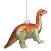 Butlers Décoration de Noël HANG ON Dino - Verre transparent - Orange