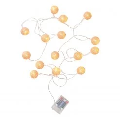 Butlers Guirlande lumineuse LES PETITES BELLE - Cuivre / Jute - Rosé