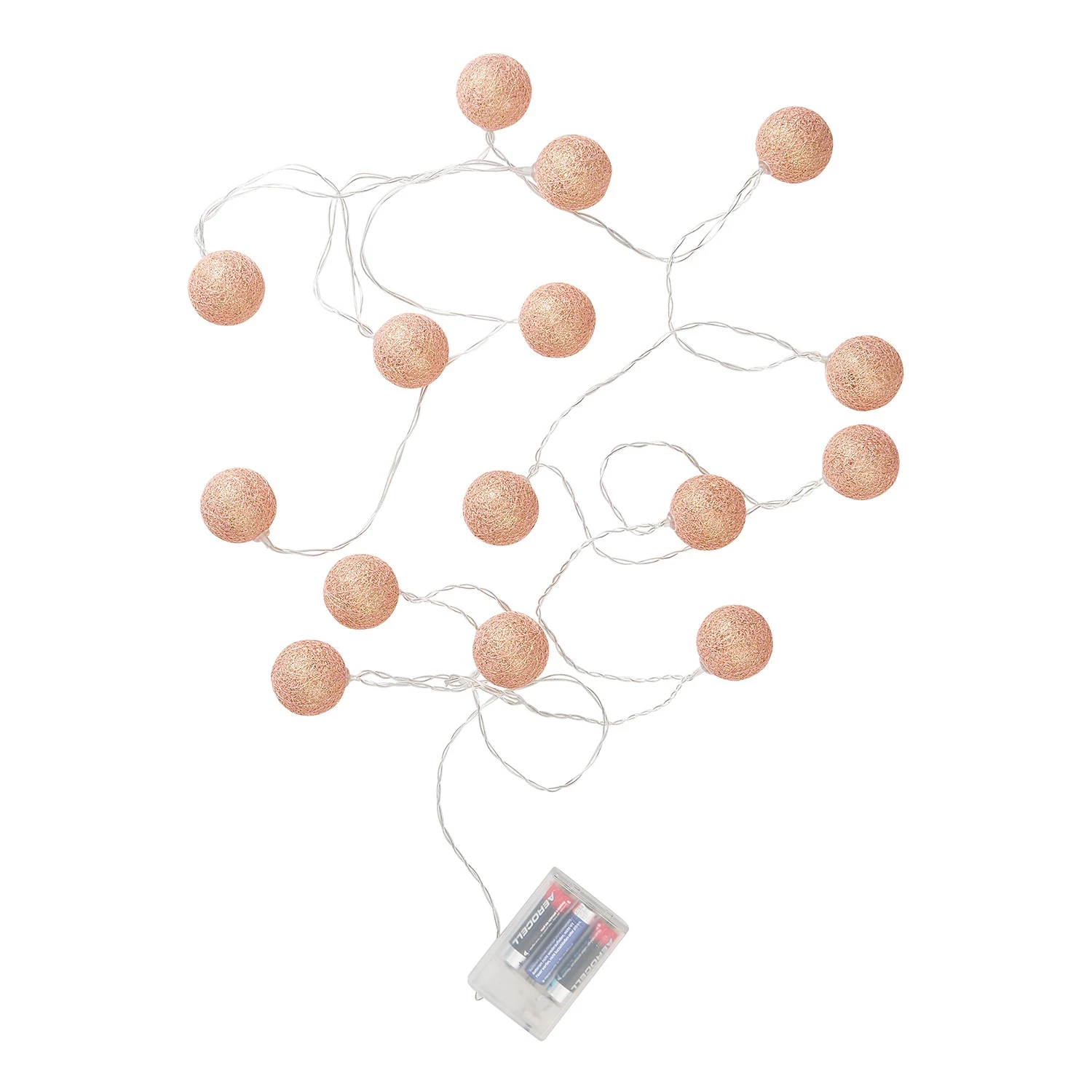 Butlers Guirlande lumineuse LES PETITES BELLE - Cuivre / Jute - Rosé 5 Butlers Guirlande lumineuse LES PETITES BELLE - Cuivre / Jute - Rosé – Image 5