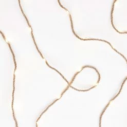 Butlers Guirlande lumineuse FARMHOUSE - Cuivre / Jute - Naturel