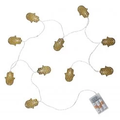 Butlers Guirlande lumineuse FATIMA - Aluminium / PVC - Doré