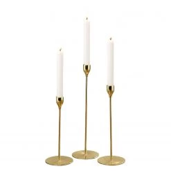 Twentyfour Bougeoir Lamborn (set de 3) - Métal - Doré