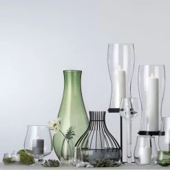 Leonardo Lanterne d'écla Giardino - Verre / Métal – Noir - Hauteur : 29 cm -Pas Cher Décoration Magasin schale giardino mit aufsatz glas metall schwarz 29 3713501