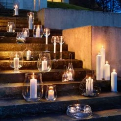 Leonardo Lanterne d'écla Giardino - Verre / Métal – Noir - Hauteur : 29 cm -Pas Cher Décoration Magasin schwimmleuchter giardino klarglas 3713485