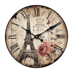 Red Living Horloge Home - Crème / Noir