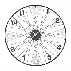 Maison Belfort Horloge Temerin - Acier inoxydable - Noir / Gris