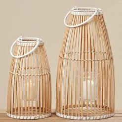 Eva Padberg Collection Lanterne Flint (2 éléments) - Bambou massif 11 Eva Padberg Collection Lanterne Flint (2 éléments) - Bambou massif -Pas Cher Décoration Magasin windlicht flint 2 teilig bambus massiv 4558204