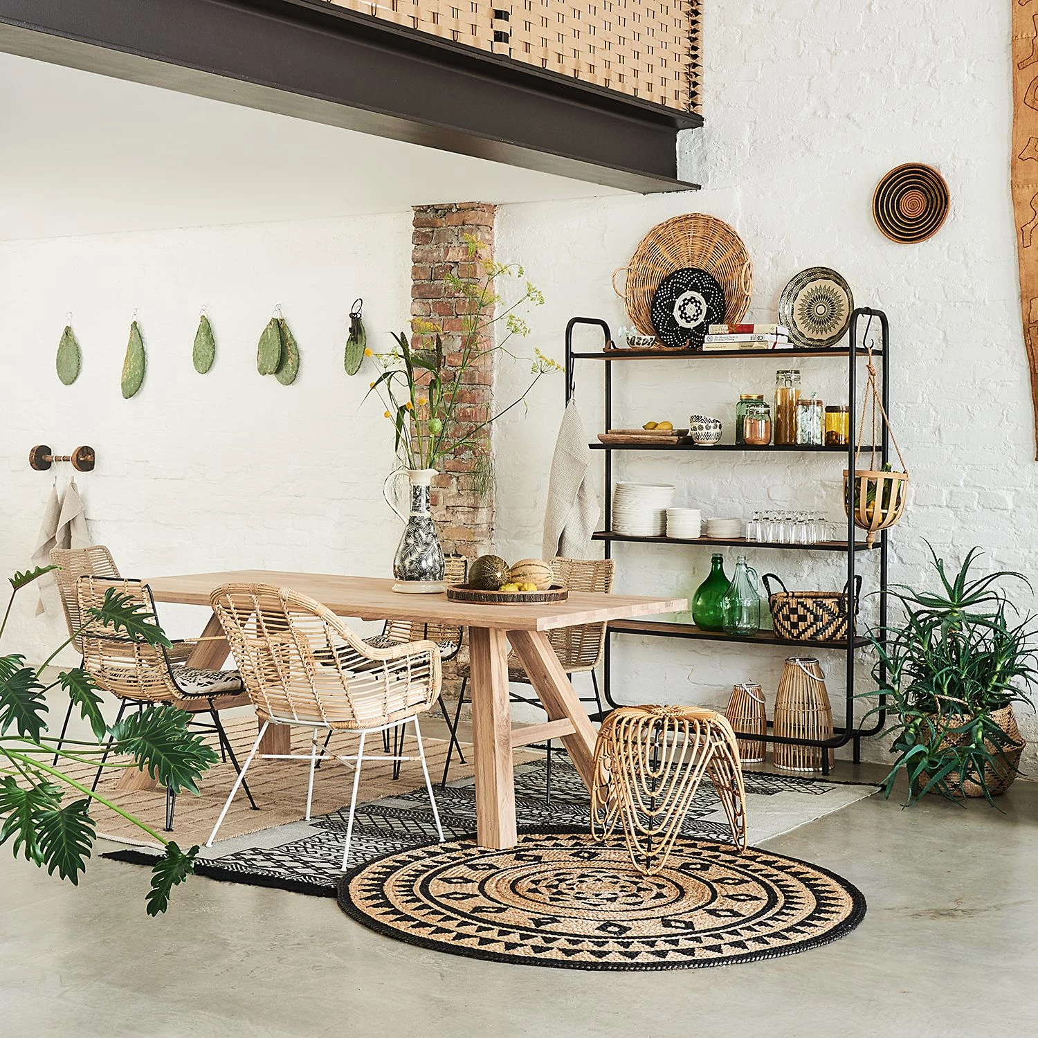 Eva Padberg Collection Lanterne Flint (2 éléments) - Bambou massif 2 Eva Padberg Collection Lanterne Flint (2 éléments) - Bambou massif – Image 2